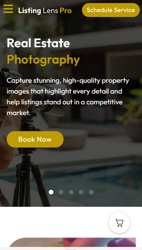 Listing Lens Pro website screenshot